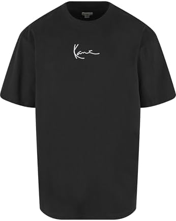 Camiseta masculina Karl Kani KKMQ12001 KK Signature TeE, Nero