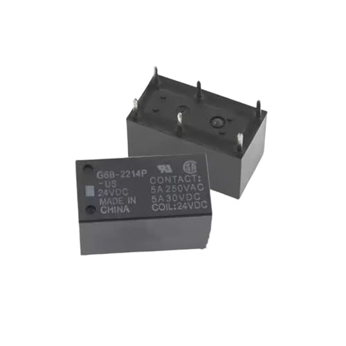 Relais G6B-2214P-US 24V CC commutation haute précision 5A 6 broches