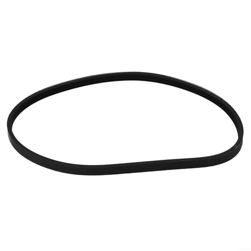 Rehoetom Cintura per tapis roulant a costine PJ495 per attrezzature fitness, 3/4/6/8/10 costole, in gomma, compatibile con cyclette da interni, liscia a basse vibrazioni (3RIBS)
