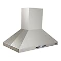 KUCHT Professional 48 in. Island Mounted Range Hood 900CFM in Stainless Steel