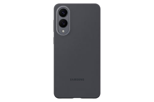 Image of Samsung Galaxy S25 Edge Silicone Phone Case, Protective Cover, Smooth Grip, Soft and Sleek Design, Seamless Fit, EF-PS937CBEGUS, Black