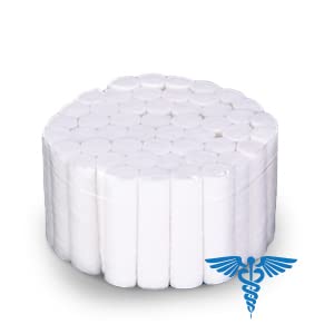 NUVO MEDSURG Sterile Dental Cotton Roll - 50 Pcs