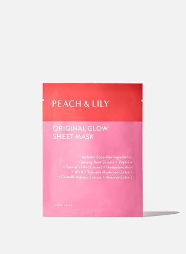 Peach & Lily Original Glow Sheet Mask - Pack of 1