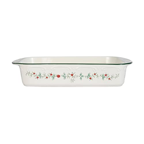 Image of Pfaltzgraff Winterberry Rectangular Baker, 13 Inch