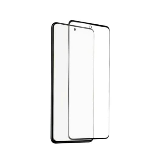 Image of StillerSafe Brand - Eye + Face Skin Protection AntiGlare 5D Tempered Glass for Samsung Galaxy M31S Blue Light Blocking Micro Louvre ABCS Glass with light privacy.