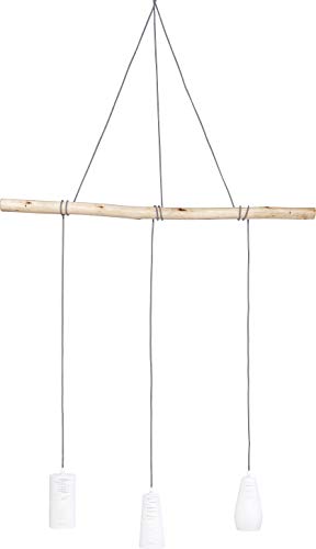 Preisvergleich Produktbild Kare Design Hängeleuchte Dining Punti Tre, Pendelleuchte, höhenverstellbare Hängelampen im Industrial-Design, Weiß (H / B / T) 120x120x15cm [Energieklasse A++]