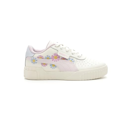 PUMA Toddler Girls Cali Embroidered Lace Up Sneakers Shoes Casual - Beige