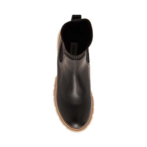 Steve Madden Women's Hayle Ankle Boot, Black Tan, 10