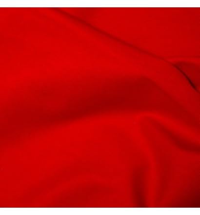 EU Fabrics Cotton Canvas Fabric | Upholstery Material by The Metre UK | 100% Cotton Fabric for Outdoor Projects | Ideal for Home Decor, Art and Crafts (Red, 1 Metre x 150cm)