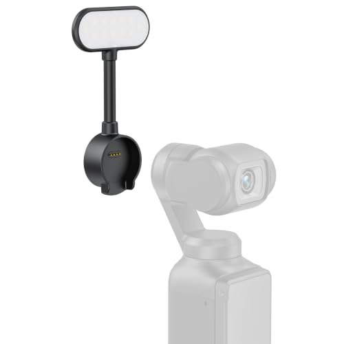 Luz suave regulable para DJI OSMO POCKET 4Pro con ángulo ajustable sin batería 3