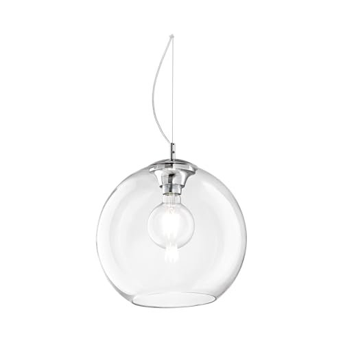 NEMO SP1 D35 Ideal Lux lustre boule transparent luminaire de salon moderne