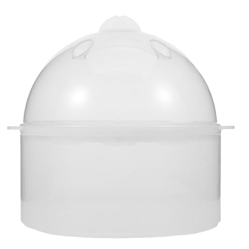 VANZACK Rejilla para Cocinar al Vapor con Tapa Redonda y Aro de Extensión 15 Cm, Soporte Plástico Resistente al Calor para Huevos, Accesorio Multiusos para Vaporera en Cocina Doméstica