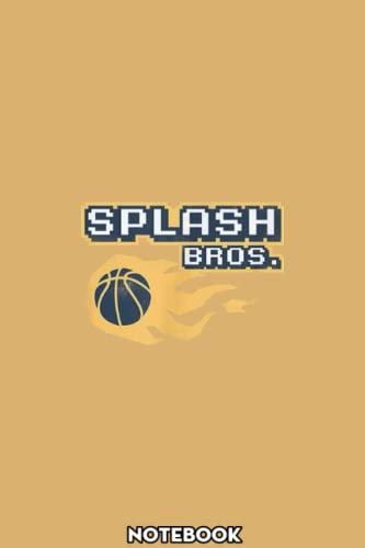 Basketball SPLASH Bros Sport Notebook - Graphic: A blank lined ba...
