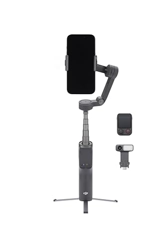 Image of DJI Osmo Mobile 8P Advanced Tracking Combo 3-Axis Smartphone Gimbal Stabilizer with Multifunctional Module 2, Osmo FrameTap Remote, ActiveTrack 8.0, AI Subject Tracking, Built-in Extension Rod