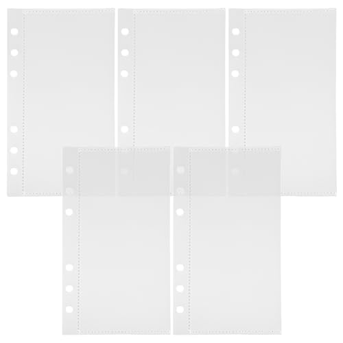 BESTonZON A6�T�C�YPP�|�P�b�g5���Z�b�g �\�Z���p�o�C���_�[�|�P�b�g ���ړI�d�؂���[ ���� �J�[�h�����p �o�C���_�[�C���T�[�g �ƌv�Ǘ��◷