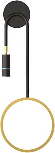 Aplique moderna LED orientable con focos ajustables de lectura para cabecera