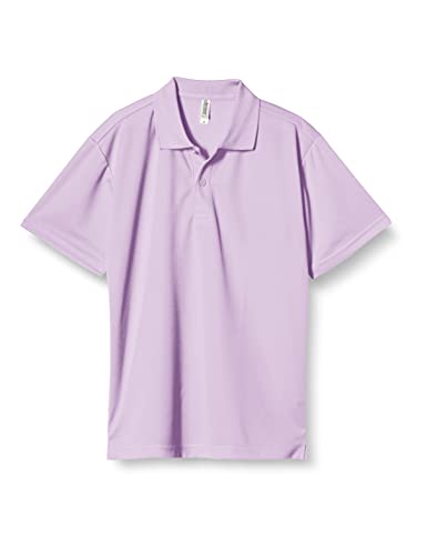 [グリマー] 半袖 4.4オンス ドライ ポロシャツ [UV カット] 00302-ADP ライトパープル 120cm (日本サイズ120相当)