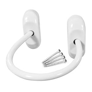 TruMAX Fixed Window Door Lock Cable Restrictor (3 Pack) - White