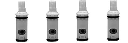 MOEN 1224 Replacement Faucet Cartridge Kit Fits Most Double Handle Moen Faucets and Tub/Showers (4-(Pack))
