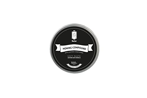 Bacher Abziehpaste für Streichriemen und Abziehleder, Schärfpaste mit leder applikator 100g - Mittel