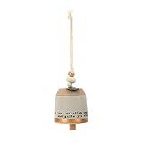 DEMDACO Guardian Angel Guide Your Brass 2.5 inch Stoneware, Metal, Wood, Iron Mini Inspired Bell