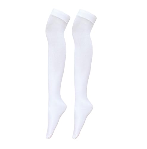Women's Opaque Stretchy Nylon Over Knee Thigh High Stockings Knee High Socks for Daily Wear Cosplay
