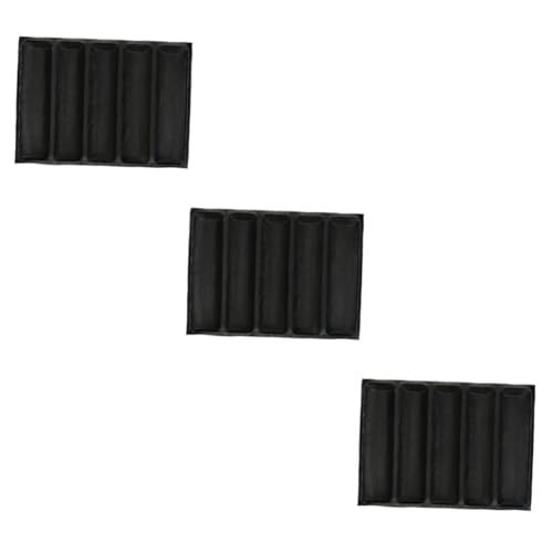 Cabilock 3-Piece Rectangular Bread Baking Mould for Cake and Bread Preparation - Essential Kitchen Bakeware