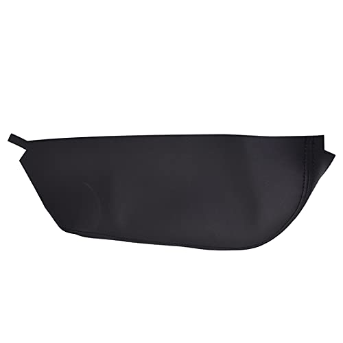 Image of munirater Leather Center Console Armrest Cover Skin Black Replacement for 2007-2013 Acura MDX