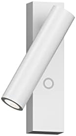 Sonneman Haim Collection Aimable Wall Lamp with 4-Step Touch Dimmer and Adjustable Lamp Head Black-Single Version -Integral Dimmable LED Bulbs Included-Modern Sleek Textured -Ceiling and Wall Mount