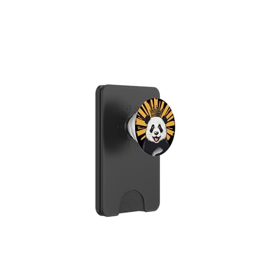 Coronado y tierno en todos los sentidos para los amantes de los pandas PopSockets PopWallet para MagSafe