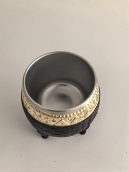 Mate Torpedo Argentino Kit Mate, Taza de te Imperial Acero Inoxidable, With Straw Tea Gourd Mug One Bombilla (Straw), Wrapped Handmade Leather Ideal for Gift and Travel (Brown) - Image 7