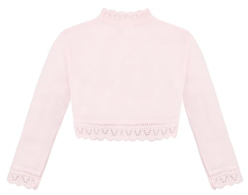 image for Lilax Baby Girls' Knit Long Sleeve Button Closure Bolero Cardigan Shru