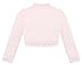 Lilax Little Girls' Knit Long Sleeve Button Closure Bolero Cardigan Shrug 9 Pink