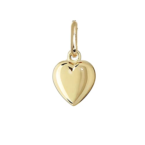 NKlaus Or Cœur en or 333 or jaune Pendentif Cœur 6mm poli Femme Enfant 7708