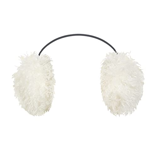 Gqxlx White Winter Sweet Back Hanging Gentle Antifreeze Earmuffs Plush Warm Earmuffs Women #TOP30
