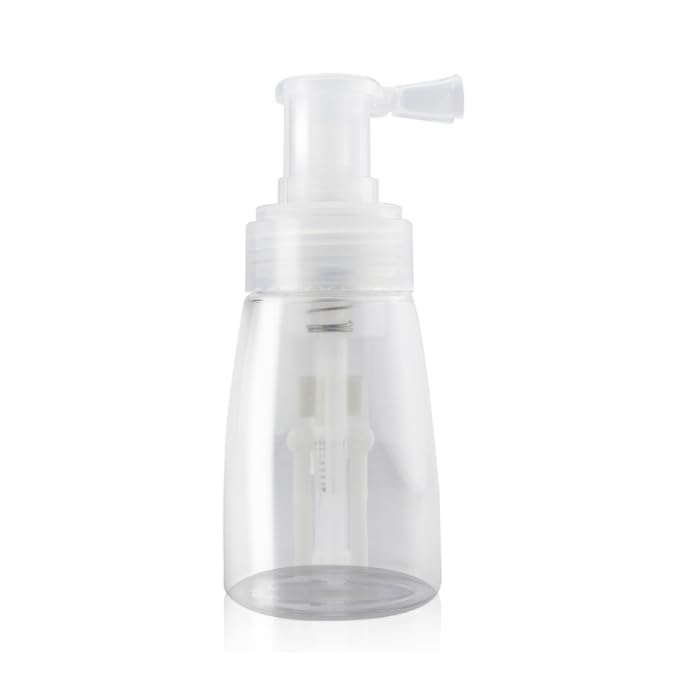 Duehut 180ml Powder Spray Bottle Refillable Hair Fiber Applicator for Travel Home Beauty Salon