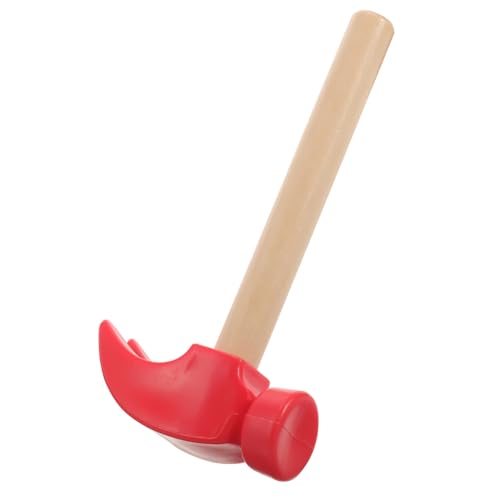 FOYTOKI 1Pc Wooden Hammer Tool Simulation Maintenance Hammer for Enhances Hand Eye Coordination and Muscle Development for Parent Interaction and Practical Design