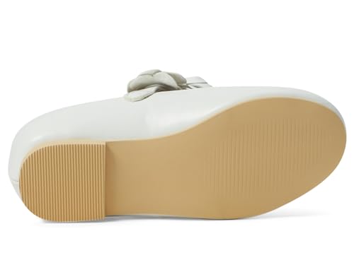 Janie and Jack Girls Flower Flat (Toddler/Little Big Kid) Ballet, Multicolor, 22