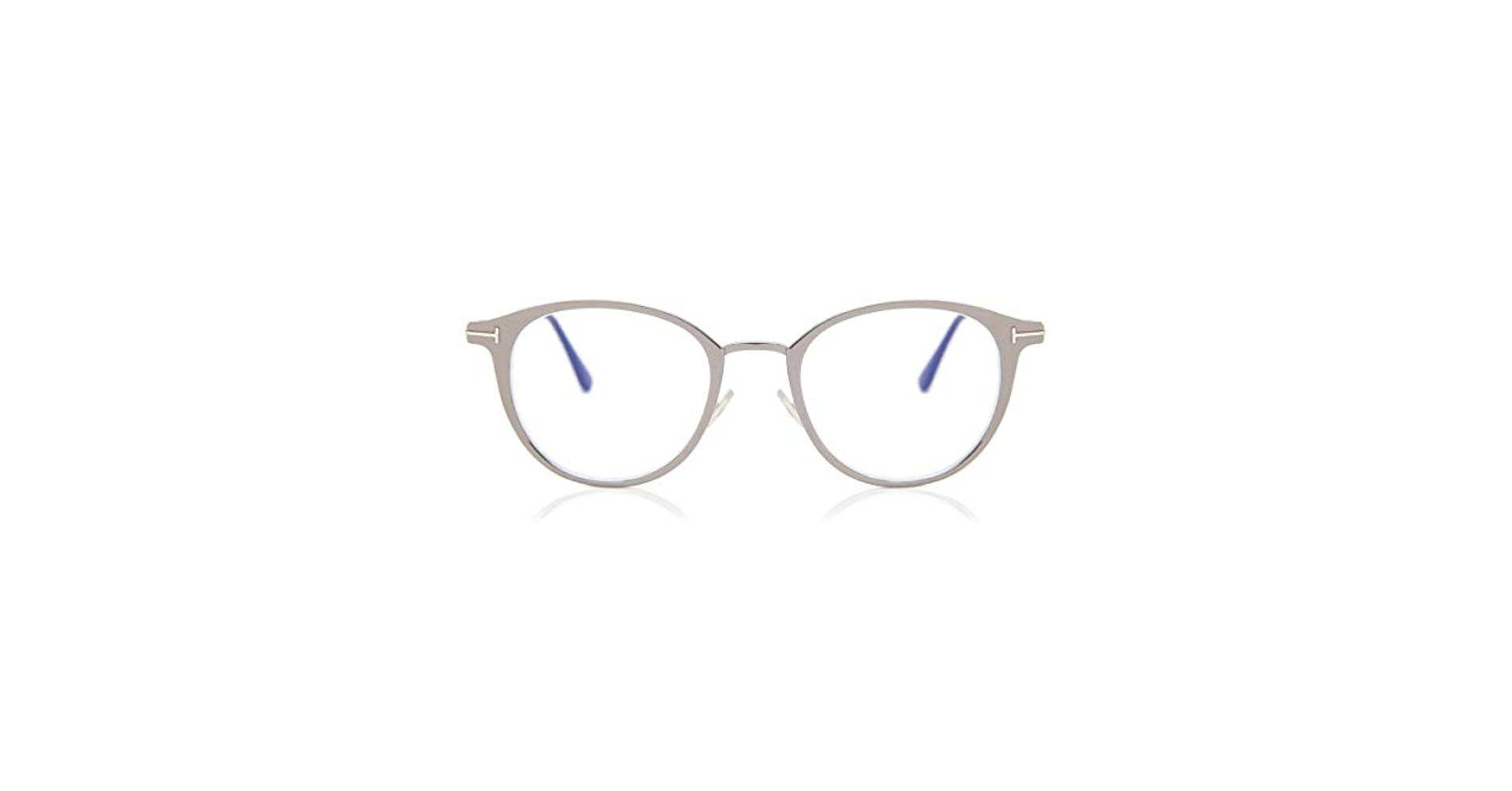 メガネ Tom Ford Blue Light Glasses TF5528B 009 Tom Ford Blue Light Block Round Unisex Eyeglasses FT5528-B