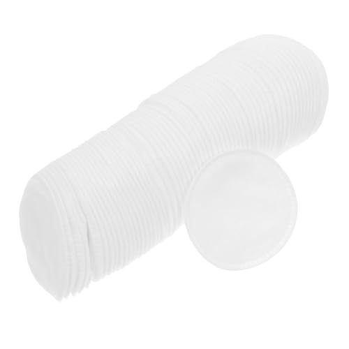 CALLARON 100 piezas Almohadillas de Algodón Gruesas para Limpieza Facial y Desmaquillado Doble Cara Discos Ovalados Absorbentes y Suaves para Maquillaje y Toner