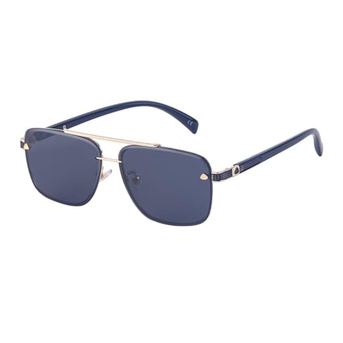 Lunettes de mode de luxe rétro avec monture surdimensionnée carrée