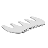 minkissy Gua Sha Gesichts Schabebrett aus Edelstahl Ergonomischer Metall...