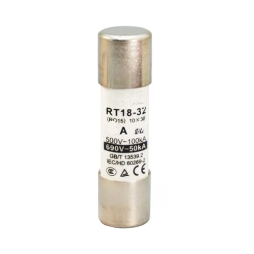 Fusible RT18-32 R015 10x38 en céramique de calibre 4A pour protection électrique de tableau