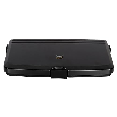 Image of Oshotto (FT-02) Car Backseat Food Travel Dining Meal & Snack Tray & Cup Holder for All Cars (Black) - 1 Piece