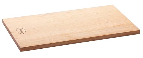 RÖSLE Aromaplanke Zedernholz 2-tlg., Hochwertige Zedernholzplanken für Holzaroma im Grillgut, mehrfach verwendbar, Naturprodukt