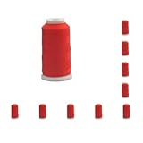 10 x rote Schnur, Verschlüsselung, geflochtenes Band, Armbänder, Halsketten, Anhänger, Haarnadeln, Gold, Silber, Jade, Warenladen, Zuhause, 0,6 mm/350 m