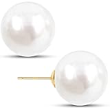 Listo para regalar: los aretes de perlas serán un regalo especial para mujeres, mamá y puedes usarlos en cualquier ocasión, como Navidad, Día de San Valentín, Día de la Madre, cumpleaños, aniversarios, ceremonias de graduación o fiestas especiales.