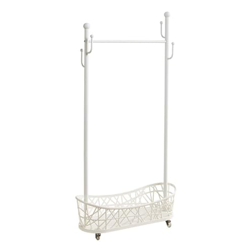 Portant à vêtements sur roulettes pour organiser votre garde-robe de chambre avec élégance