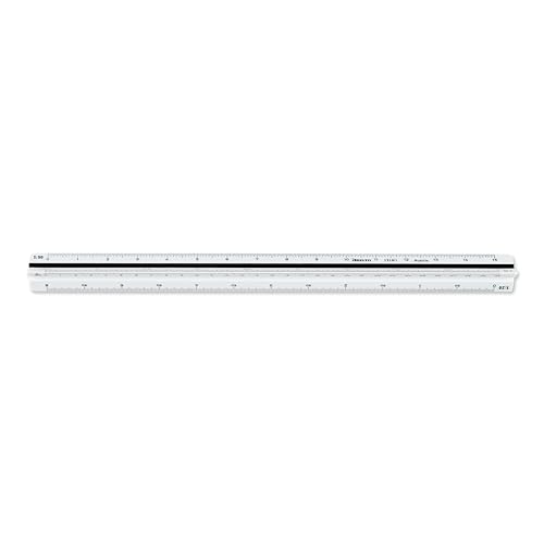 Aristo AR1314/1 Dreikantmaßstab Maschinenbau (Kunststoff, 30 cm) weiß