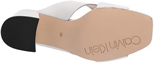 Calvin Klein Women's kcISHA Heeled Sandal, White112, 11 | Image 3
